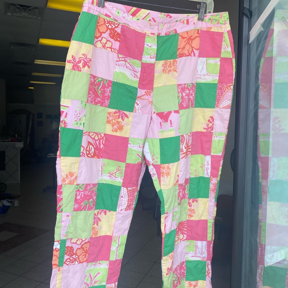 Lilly Pulitzer Patchwork Women’s Pants - image 3